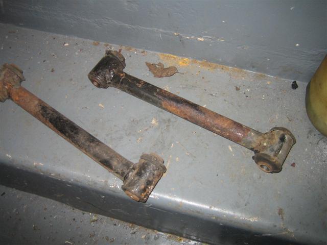 Rusty trailing arms